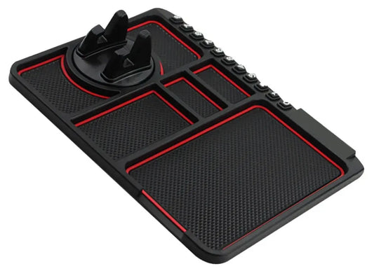 Almohadilla Antideslizante para Tablero de Auto | Soporte Universal para Celular, Llaves y Perfume, Material de PVC Seguro y Reutilizable