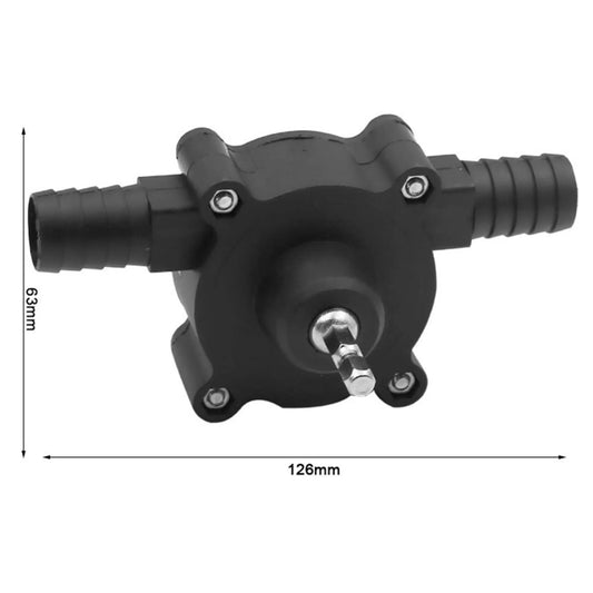 Bomba de Agua Autocebante para Taladro Eléctrico | Bomba de Transferencia Portátil de Alta Resistencia | Ideal para Acuarios, Piscinas y Jardín | Vástago de 1/4" Resistente a la Corrosión