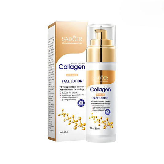 Crema Corporal de Colágeno Antiedad 80ml | Loción Hidratante con Ácido Hialurónico y Ceramidas para Firmeza y Elasticidad
