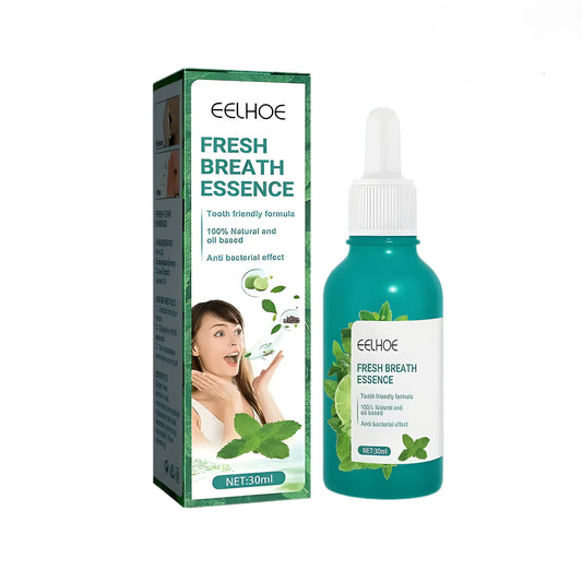 Kit 2x1 Esencia Bucal para el Mal Aliento | Gotas Concentradas de Menta con Aceites Naturales | Aliento Fresco por 8 Horas