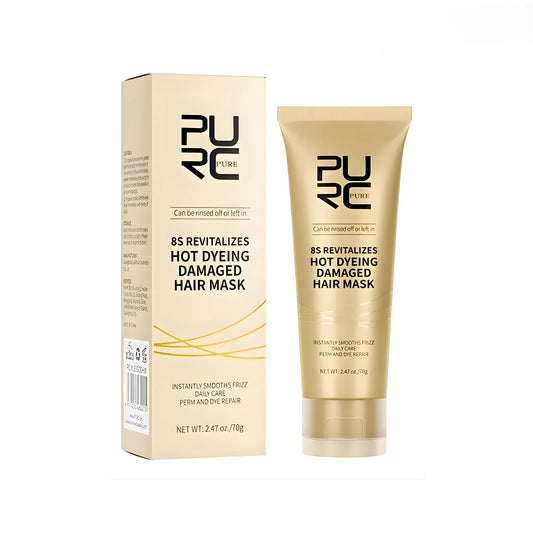 Mascarilla de Keratina Profesional "Adiós Esponjado" | Reparación Profunda en 8 Segundos | Con 15 Aminoácidos y Proteína Hidrolizada | Para Cabello Dañado y Teñido