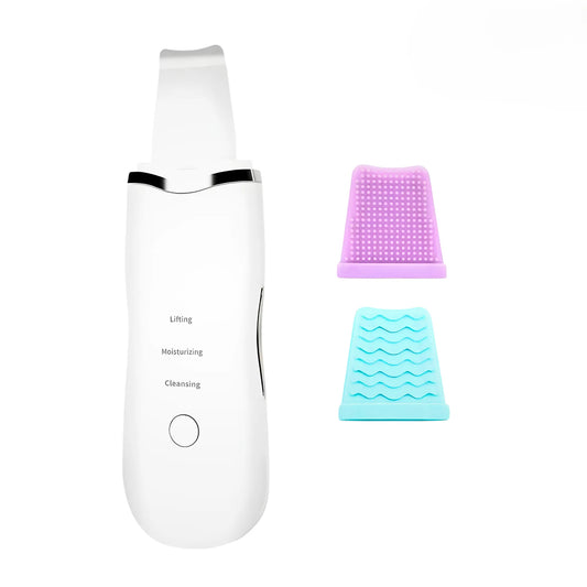 Limpiador Facial Ultrasónico Pro | Espátula de Peeling para Puntos Negros y Limpieza de Poros | Tecnología 24K Hz | Regenerador de Colágeno Recargable