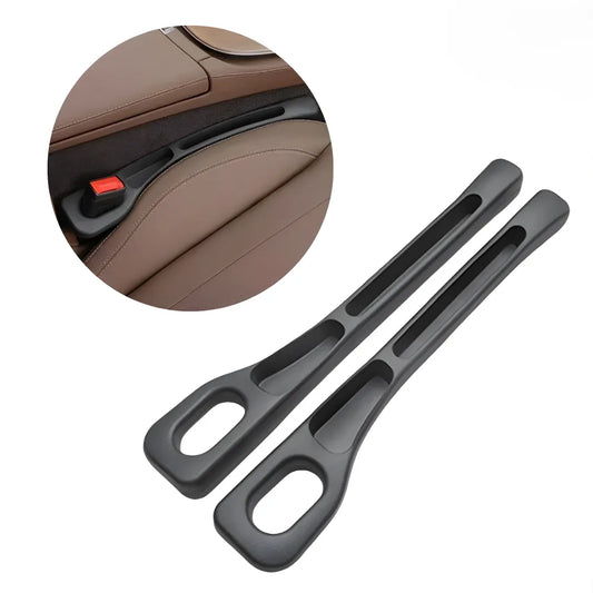 Kit x2 Rellenos para Hueco de Asiento de Carro | Organizador Anti-Caída Universal | Bloqueador de Espacios para Celular, Llaves y Monedas | Negro Elegante