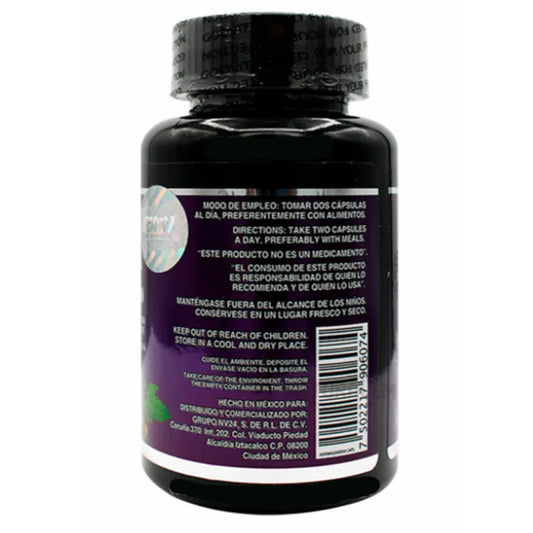 Ashwagandha con Magnesio Certificado COFEPRIS | 60 Cápsulas para Reducción de Estrés y Sueño Reparador | Suplemento Adaptógeno Natural | Apoyo para Memoria, Energía y Recuperación Muscular