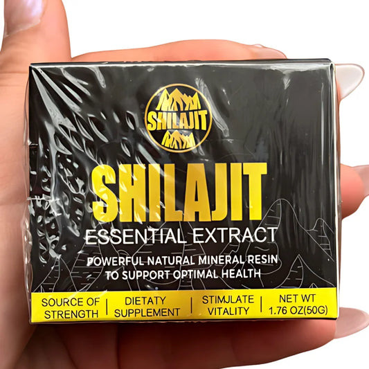 Shilajit Puro en Resina 50g | Superalimento del Himalaya, Energía Natural, Foco Mental y Apoyo Inmunológico