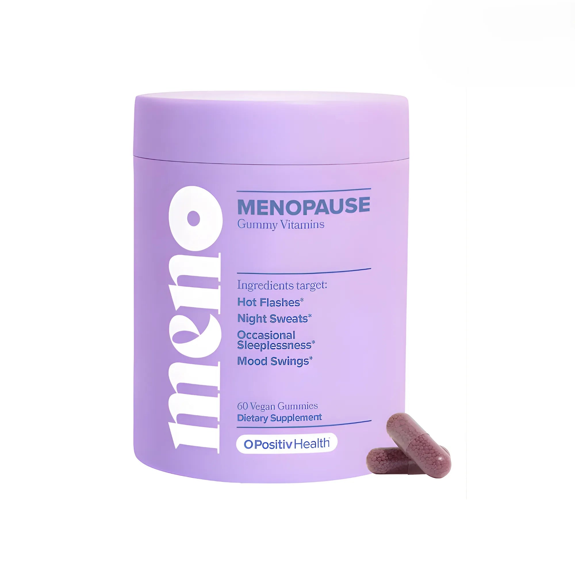 Suplemento MENO para Menopausia 60 Cápsulas | Alivio Natural de Sofocos y Sudores Nocturnos | Con Cohosh Negro y Ashwagandha KSM-66 | Soporte sin Hormonas para el Estado de Ánimo y el Sueño