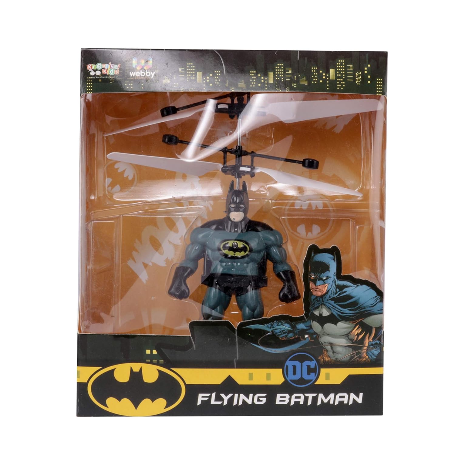 Juguete Volador Batman de Inducción | Mini Dron con Sensor de Obstáculos, Giroscopio Inteligente y Carga USB