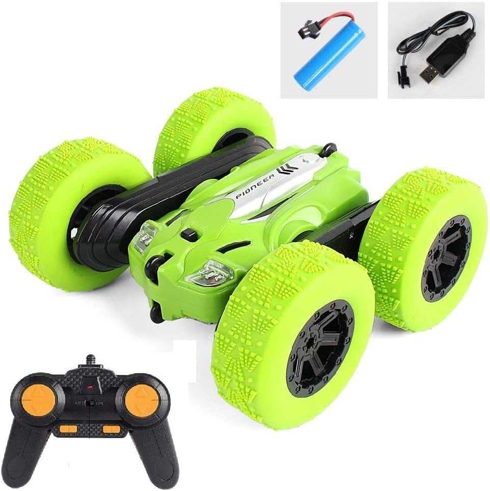 Coche Acrobático Teledirigido 360° | Doble Tracción, Alta Velocidad, Todoterreno ABS