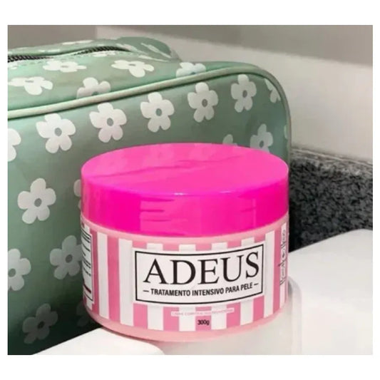 Crema Corporal Adeus Reafirmante 300g | Tratamiento Intensivo para Abdomen, Piernas y Glúteos | Fórmula de Laboratorio de Rápida Absorción | Efecto Suavizante y Tensor de Piel