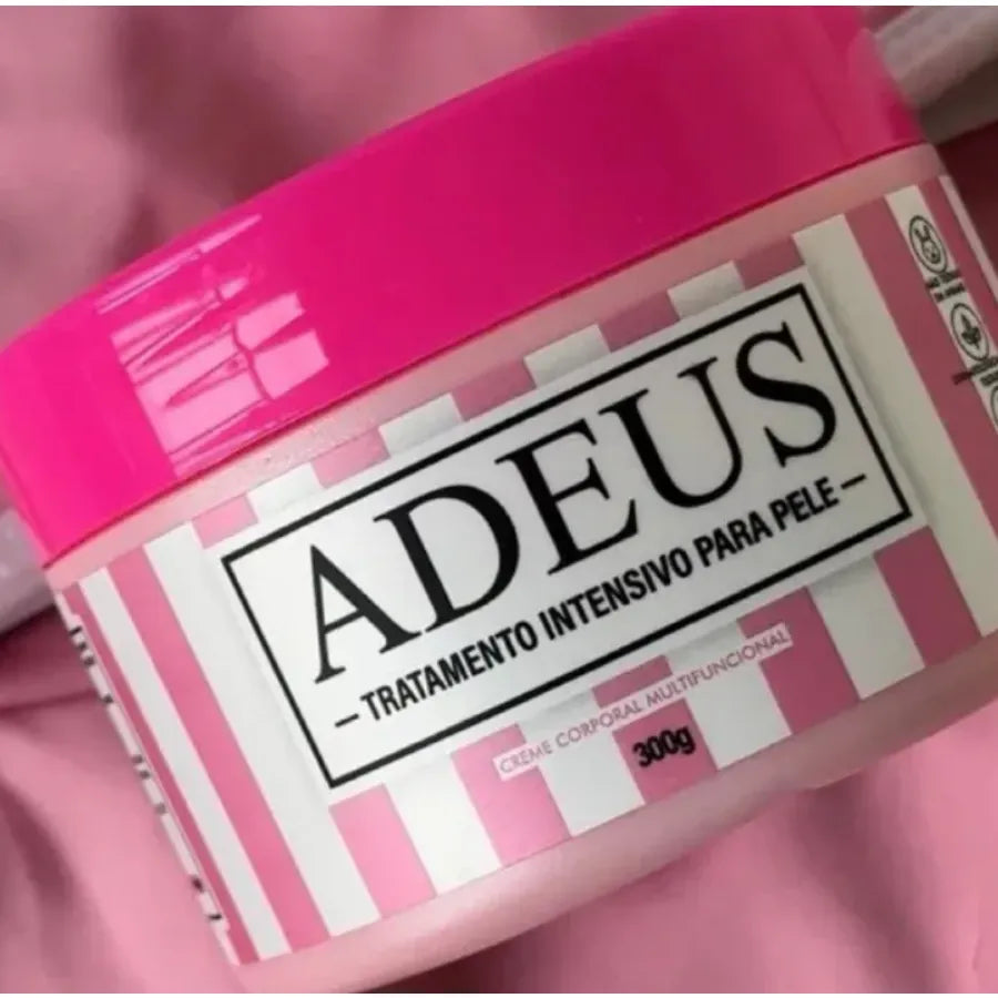 Crema Corporal Adeus Reafirmante 300g | Tratamiento Intensivo para Abdomen, Piernas y Glúteos | Fórmula de Laboratorio de Rápida Absorción | Efecto Suavizante y Tensor de Piel
