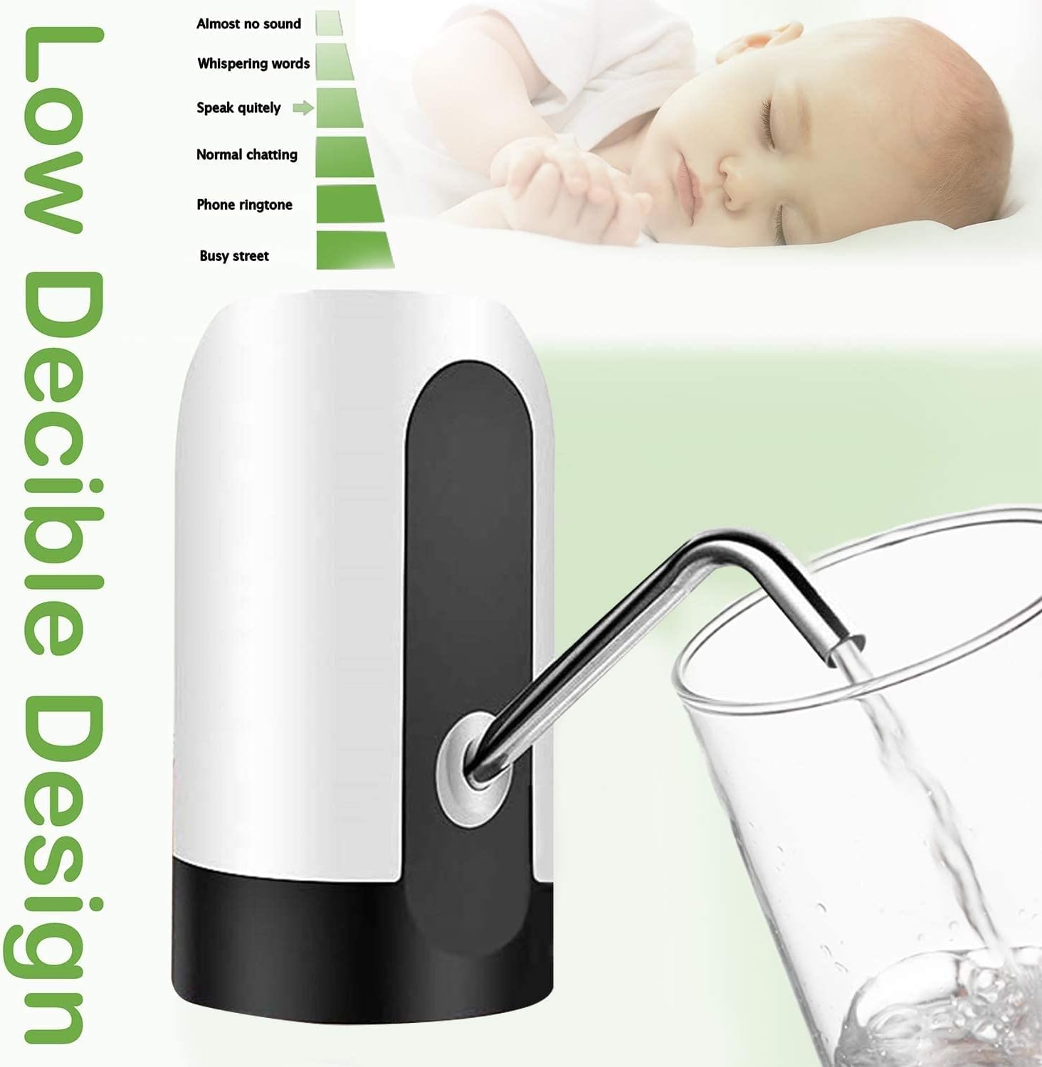 Dispensador de Agua Automático | Recargable USB, Acero Inox 304, para Botellones de 5 Galones