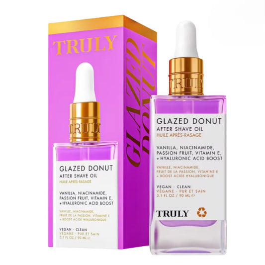 Truly Beauty Glazed Donut Oil 90ml | Aceite Corporal Hidratante con Niacinamida y Ácido Hialurónico | Efecto Reafirmante y Piel Radiante | Fórmula Vegana y Libre de Parabenos