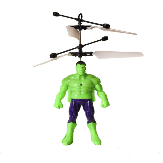 Juguete Volador Hulk de Inducción | Mini Dron con Sensor de Obstáculos, Giroscopio Inteligente y Carga USB