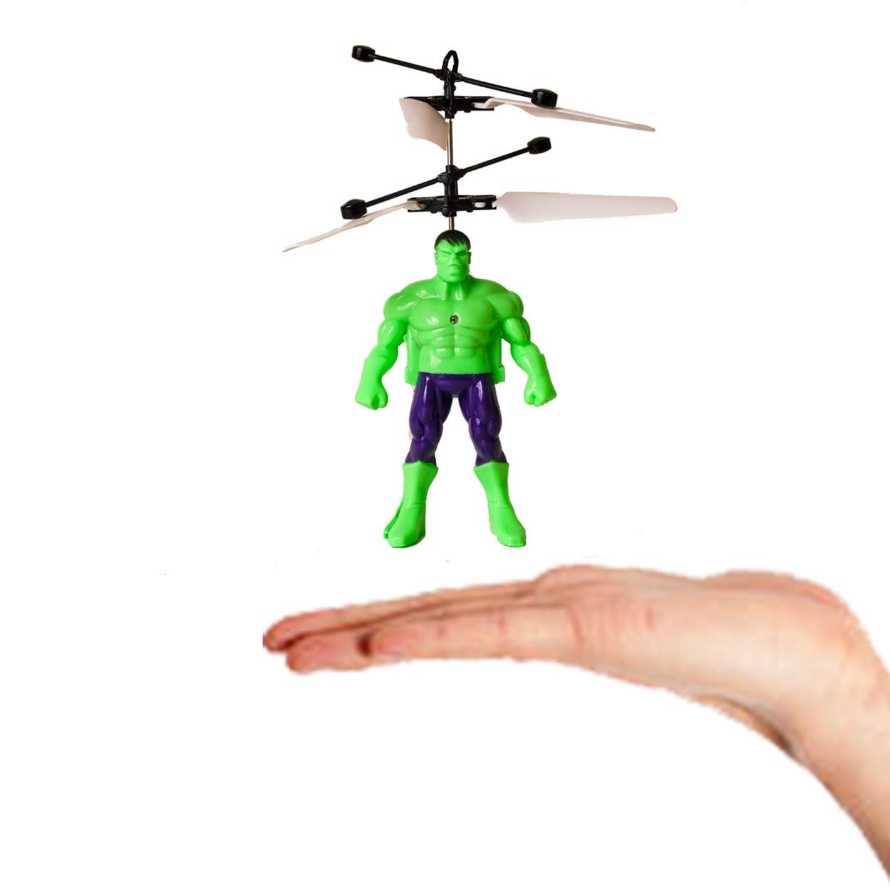 Juguete Volador Hulk de Inducción | Mini Dron con Sensor de Obstáculos, Giroscopio Inteligente y Carga USB