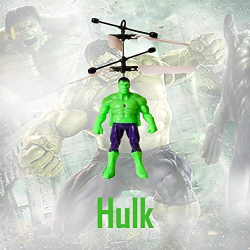 Juguete Volador Hulk de Inducción | Mini Dron con Sensor de Obstáculos, Giroscopio Inteligente y Carga USB