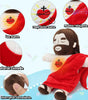 Peluche Jesús con Movimiento de Respiración | Alivio para Ansiedad y Estrés, Terapéutico y Suave