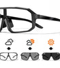 Lentes de Sol Fotocromáticos Biker Pro | Gafas Inteligentes UV400 para Ciclismo y Motociclismo | Lentes de Policarbonato Anti-Impacto | Marco Ligero y Flexible para Deportes