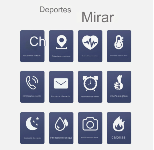 Microwear U9S Smartwatch | Llamada BT, NFC, ECG, GPS Deportivo, Pantalla AOD y 500+ Esferas