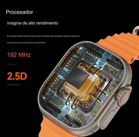 Microwear U9S Smartwatch | Llamada BT, NFC, ECG, GPS Deportivo, Pantalla AOD y 500+ Esferas