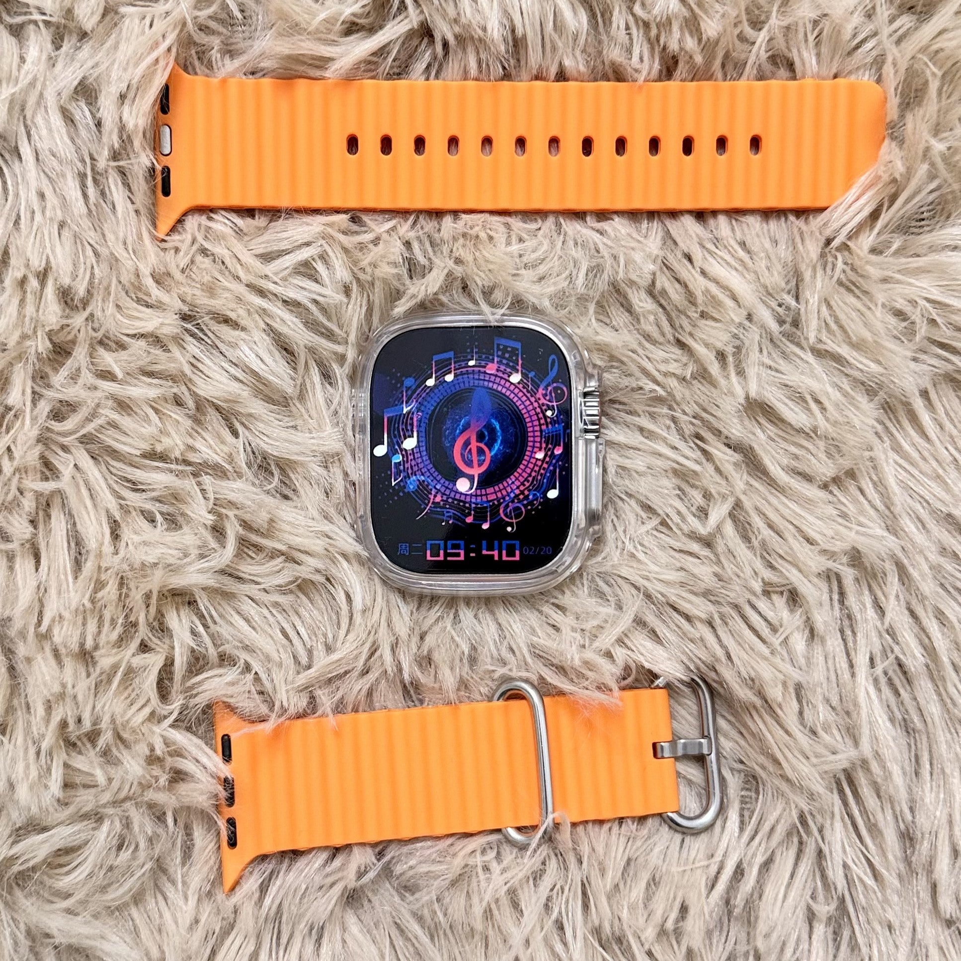 Microwear Ultra 3 Pro | Pantalla 2.1" IPS, Llamada BT, Batería 450mAh, Diseño 49mm y Carga Inalámbrica