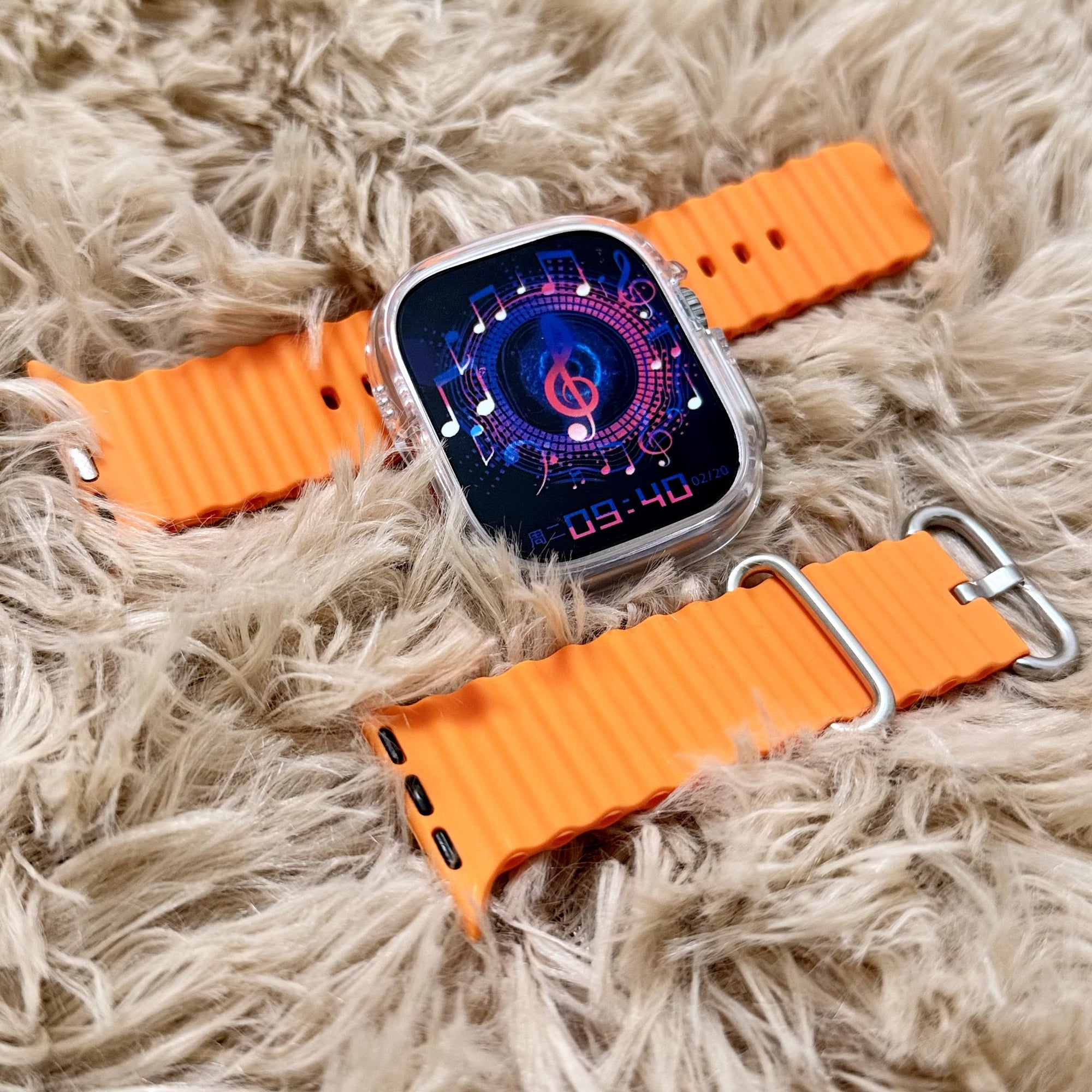 Microwear Ultra 3 Pro | Pantalla 2.1" IPS, Llamada BT, Batería 450mAh, Diseño 49mm y Carga Inalámbrica