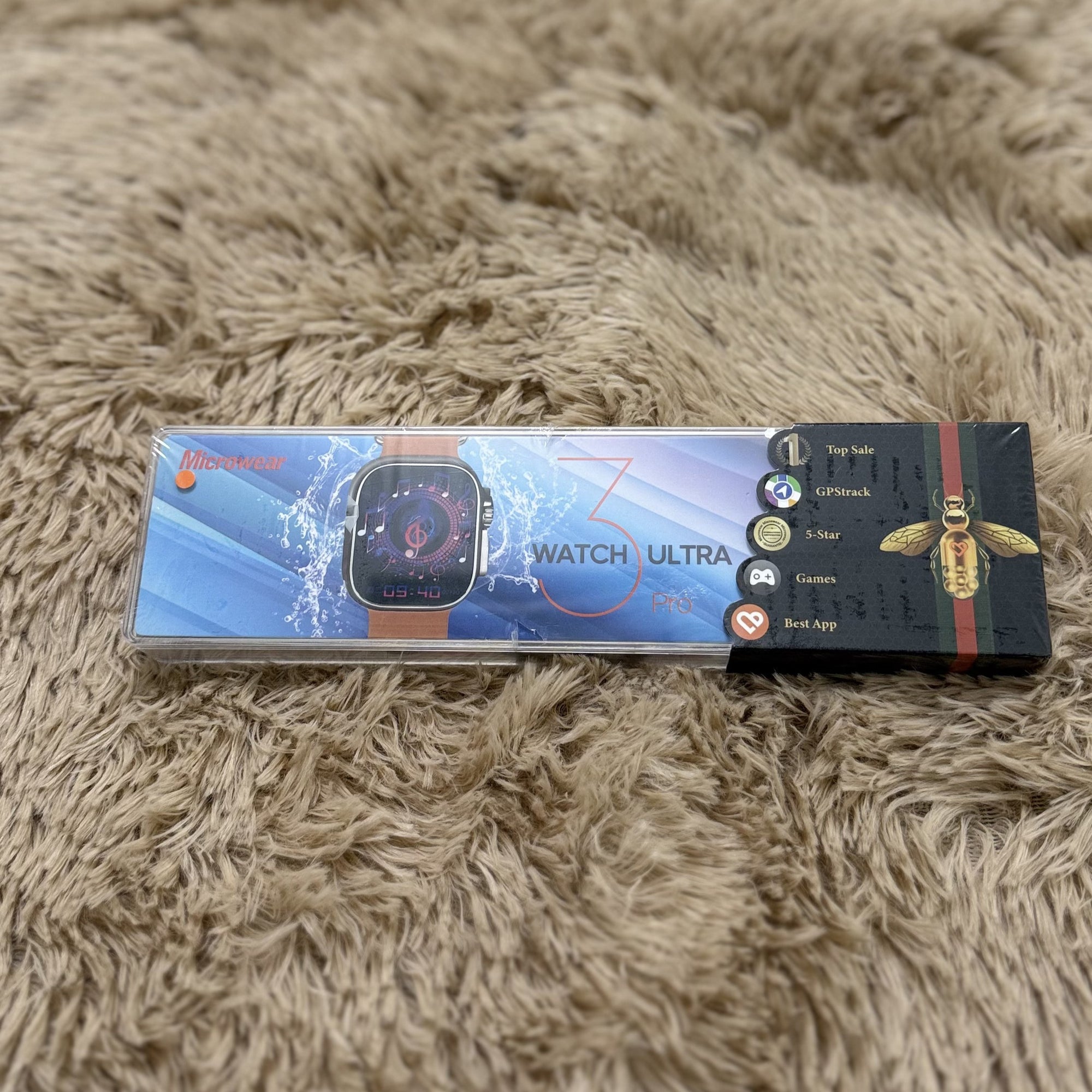 Microwear Ultra 3 Pro | Pantalla 2.1" IPS, Llamada BT, Batería 450mAh, Diseño 49mm y Carga Inalámbrica