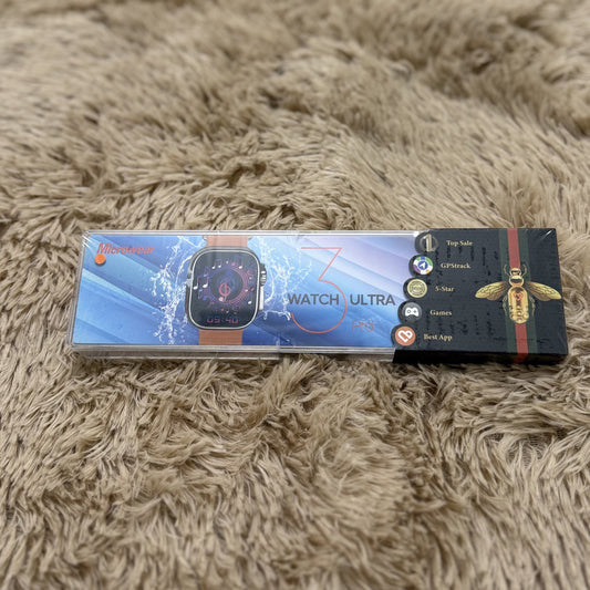 Microwear Ultra 3 Pro | Pantalla 2.1" IPS, Llamada BT, Batería 450mAh, Diseño 49mm y Carga Inalámbrica