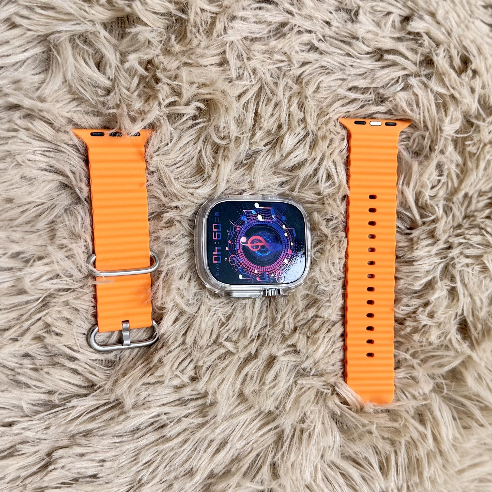 Microwear Ultra 3 Pro | Pantalla 2.1" IPS, Llamada BT, Batería 450mAh, Diseño 49mm y Carga Inalámbrica