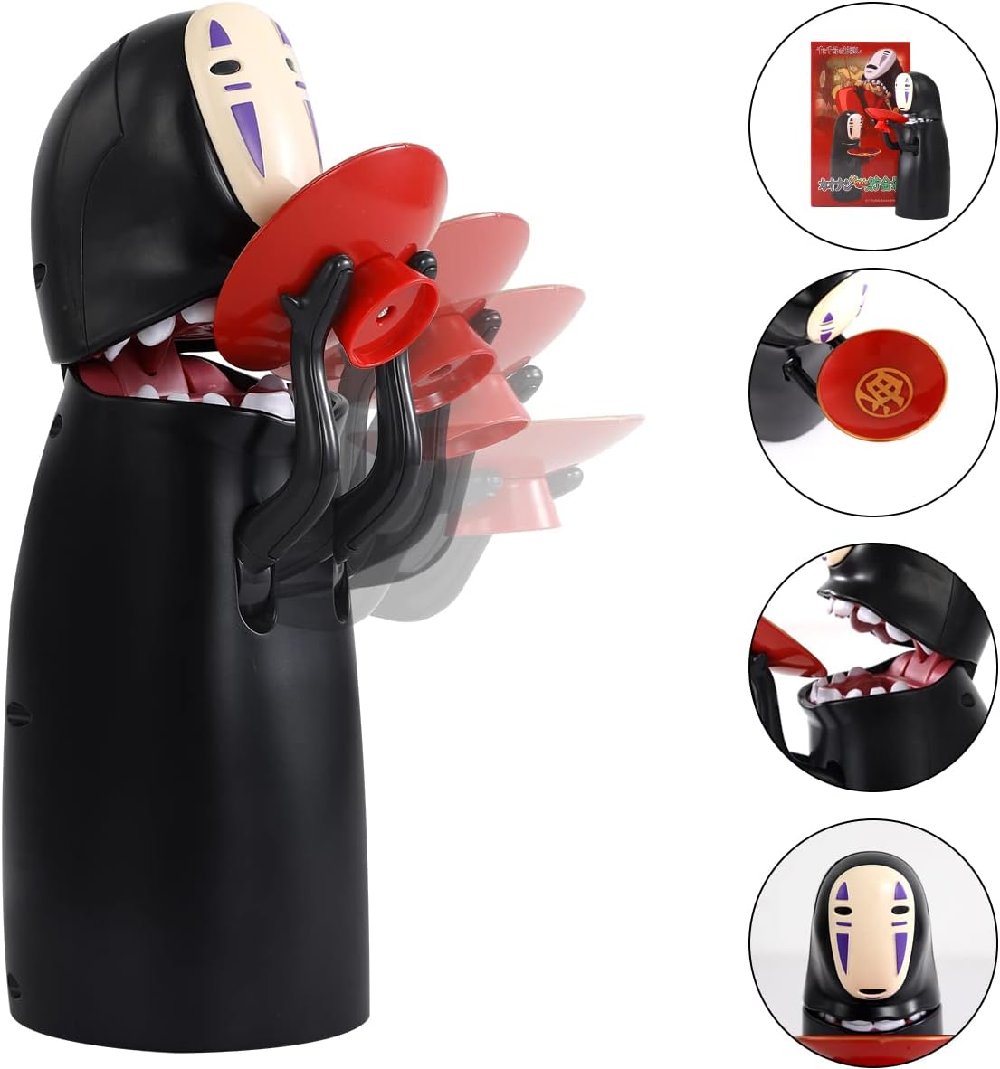 Alcancía Interactiva No Face Man (Kaonashi) | Automática con Música y Sensor de Monedas | Decoración ABS de Alta Calidad