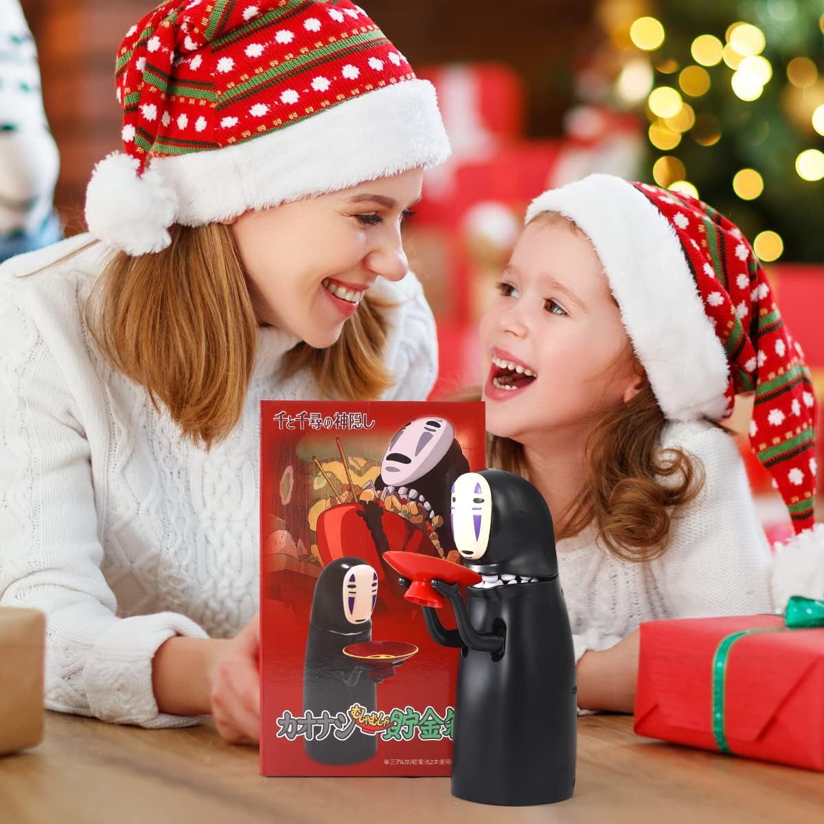 Alcancía Interactiva No Face Man (Kaonashi) | Automática con Música y Sensor de Monedas | Decoración ABS de Alta Calidad