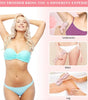 Rasuradora Femenina 2 en 1 | Depilador Facial y Corporal Recargable, Recortadora de Bikini para Zonas Sensibles