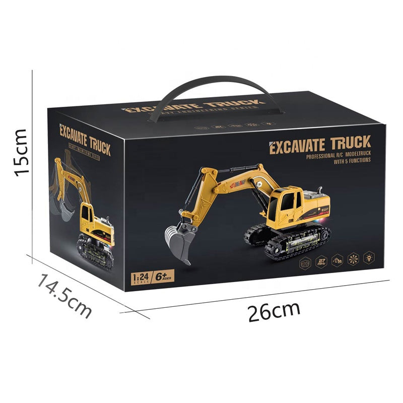 Excavadora RC Teledirigida 5 Canales | Escala 1:24, Funciones de Luz