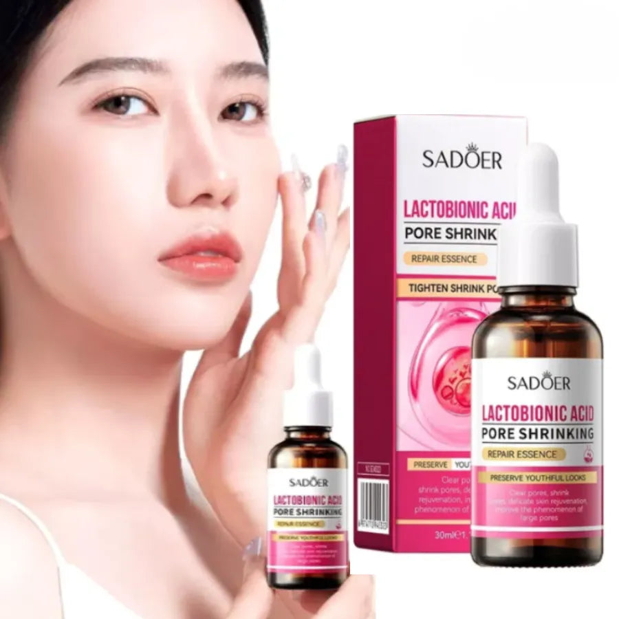 Serum Control de Poros y Antiedad Ácido Lactobiónico 30ml | Refinador de Textura, Limpieza Profunda y Renovación Cutánea