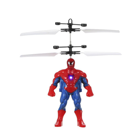 Juguete Volador Spiderman de Inducción | Mini Dron con Sensor de Obstáculos, Giroscopio Inteligente y Carga USB