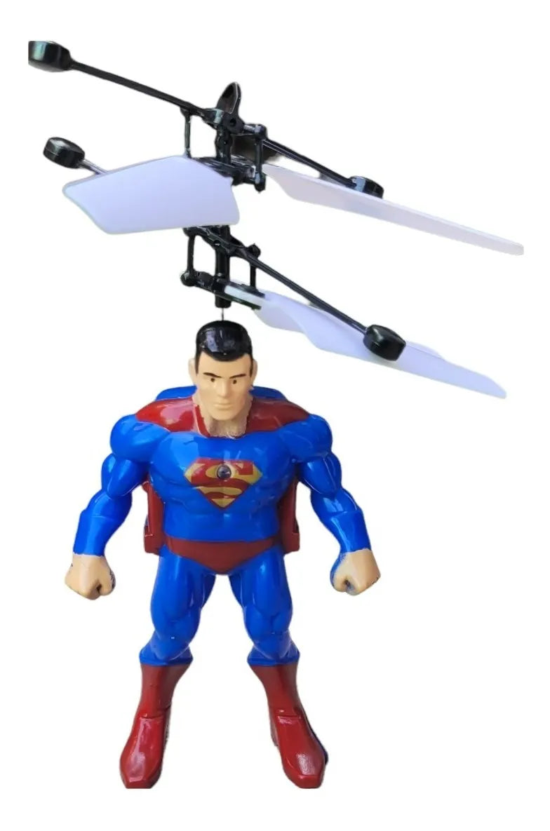 Juguete Volador Superman de Inducción | Mini Dron con Sensor de Obstáculos, Giroscopio Inteligente y Carga USB