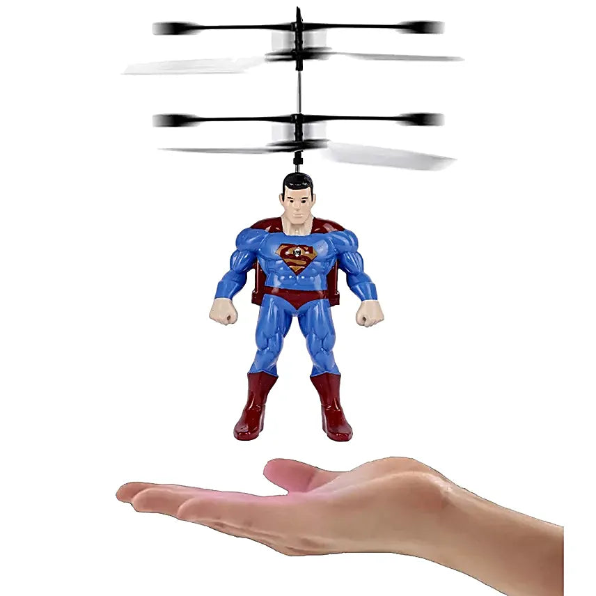 Juguete Volador Superman de Inducción | Mini Dron con Sensor de Obstáculos, Giroscopio Inteligente y Carga USB