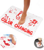 Alfombrilla de Baño Cambia Color "Bloody" | Tapete de Vinilo con Efecto Huella de Sangre al Mojarse | Artículo de Broma Creativo para Adultos | Hoja de Reacción al Agua Reutilizable | Diseño Novedoso Nexiora
