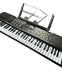 Teclado Piano Eléctrico para Niños 61 Teclas | 16 Tonos, 16 Ritmos, Grabación y Micrófono Incluido