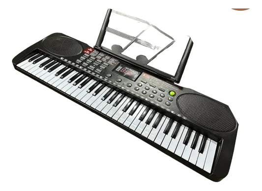 Teclado Piano Eléctrico para Niños 61 Teclas | 16 Tonos, 16 Ritmos, Grabación y Micrófono Incluido