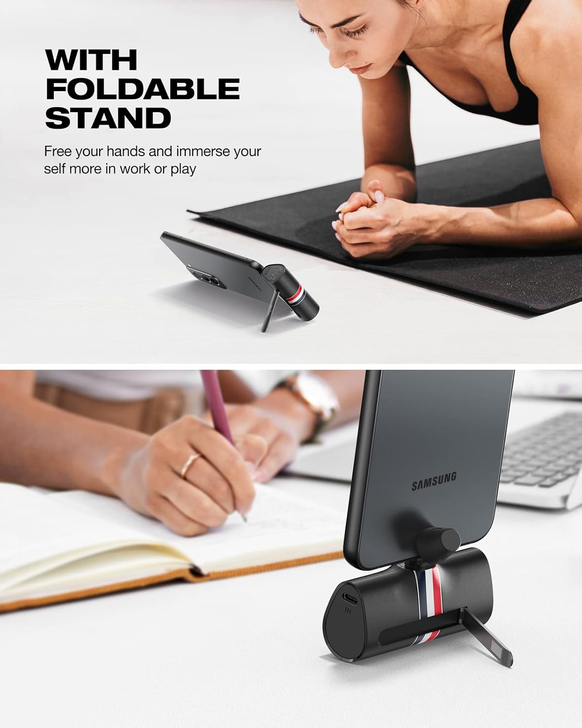 VIYISI Mini Power Bank 5000mAh | Carga Rápida USB-C | Diseño de Bolsillo