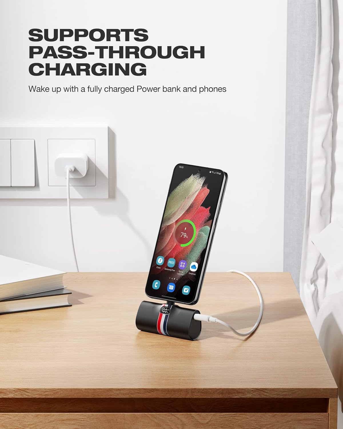 VIYISI Mini Power Bank 5000mAh | Carga Rápida USB-C | Diseño de Bolsillo