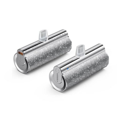 VEGER Power Bank Lipstick-C W0573 | Cargador Portátil USB-C de 5000 mAh y 91g