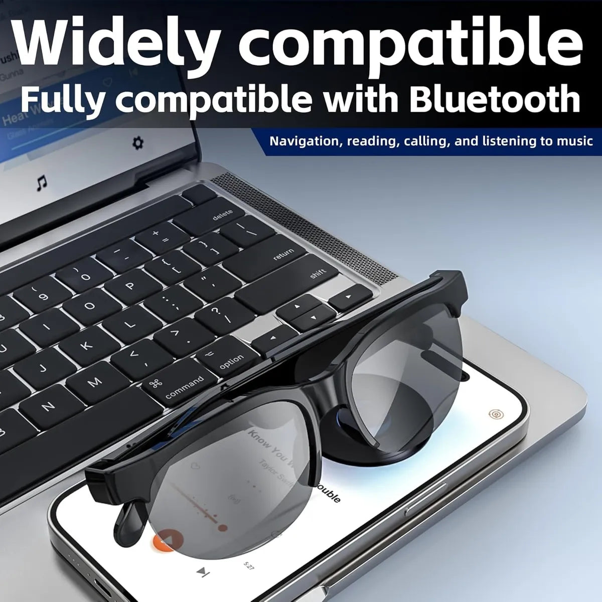 Lentes de Sol Inteligentes XG88 Pro | Bluetooth, Audio Open-Ear, Polarizados UV400, Manos Libres