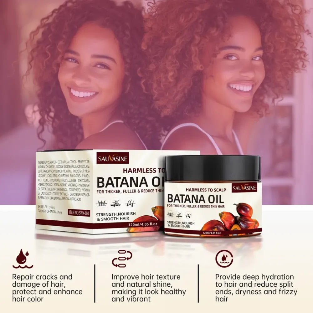 Aceite de Batana Natural de Honduras 120ml | Acondicionador Reparador para Crecimiento Capilar, Brillo y Suavidad | Aroma a Café