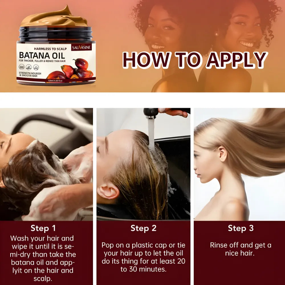 Aceite de Batana Natural de Honduras 120ml | Acondicionador Reparador para Crecimiento Capilar, Brillo y Suavidad | Aroma a Café