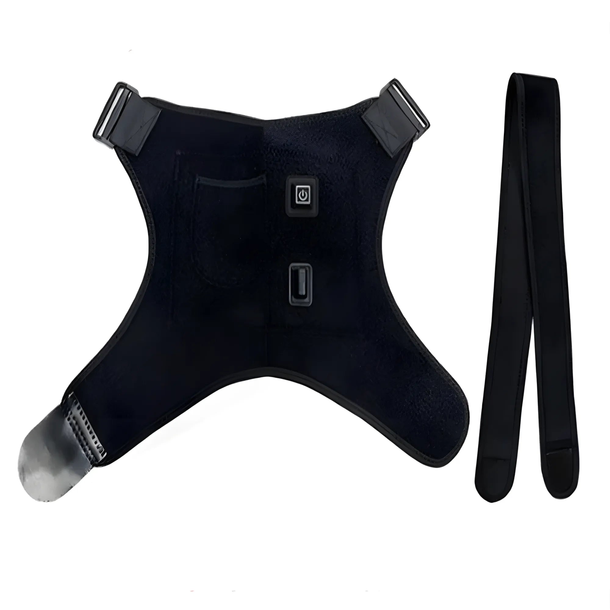 Hombrera Térmica con Calefacción Eléctrica Nexiora | Soporte para Manguito Rotador, Hombro Congelado y Lesiones | 3 Ajustes de Calor y Compresión Ajustable | Alivio de Dolor Muscular y Tendinitis | Diseño Universal Hombre/Mujer