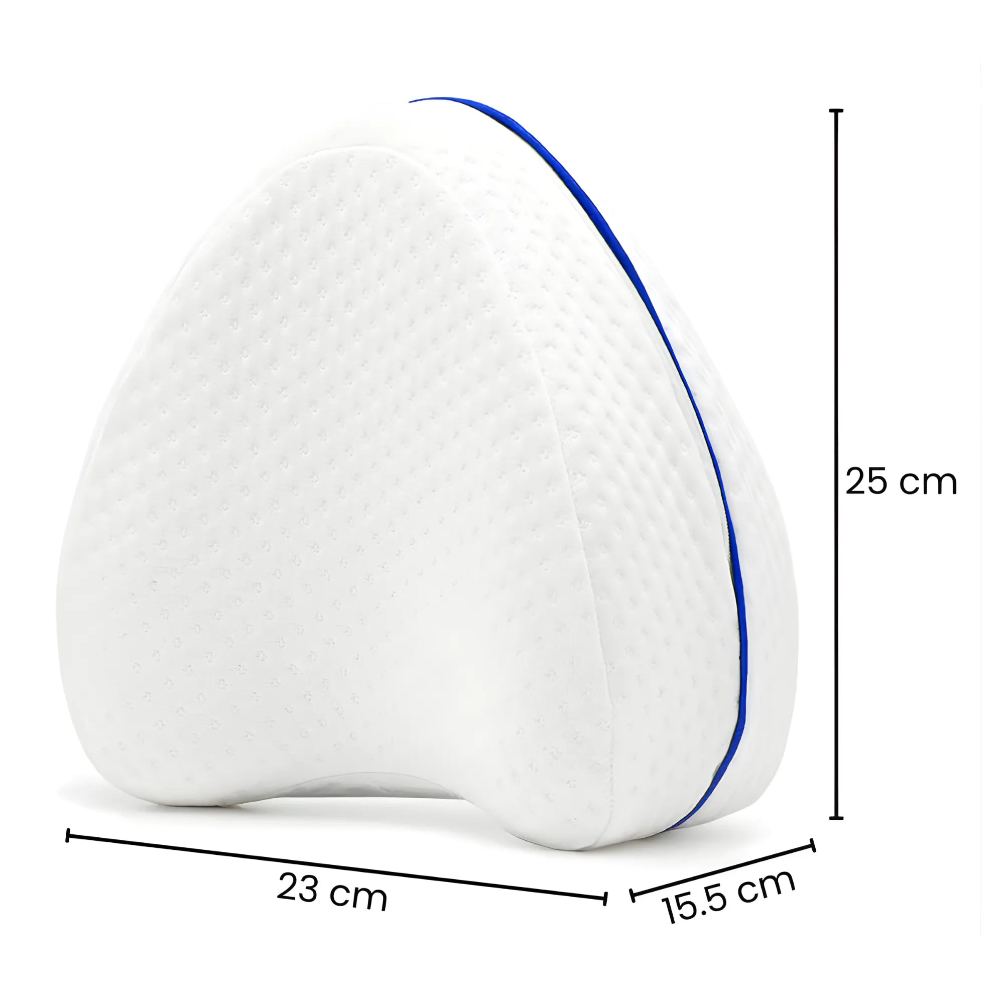 Almohada Ortopédica para Piernas y Rodillas | Memory Foam Anatómico para Alivio de Cadera y Espalda | Ideal para Embarazo y Dormir de Lado | Funda Lavable