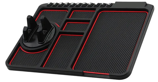 Almohadilla Antideslizante para Tablero de Auto | Soporte Universal para Celular, Llaves y Perfume, Material de PVC Seguro y Reutilizable