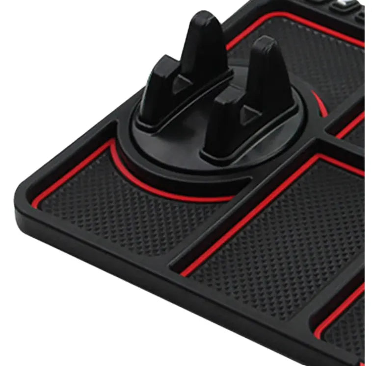 Almohadilla Antideslizante para Tablero de Auto | Soporte Universal para Celular, Llaves y Perfume, Material de PVC Seguro y Reutilizable