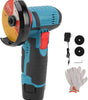 Mini Amoladora Angular Inalámbrica 12V | Batería Litio 1500mAh, Portátil para Corte y Pulido